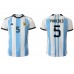 Argentina Leandro Paredes #5 Hjemmedrakt VM 2022 Korte ermer